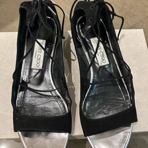 Jimmy Choo suede sandals - Picture 2 of 9